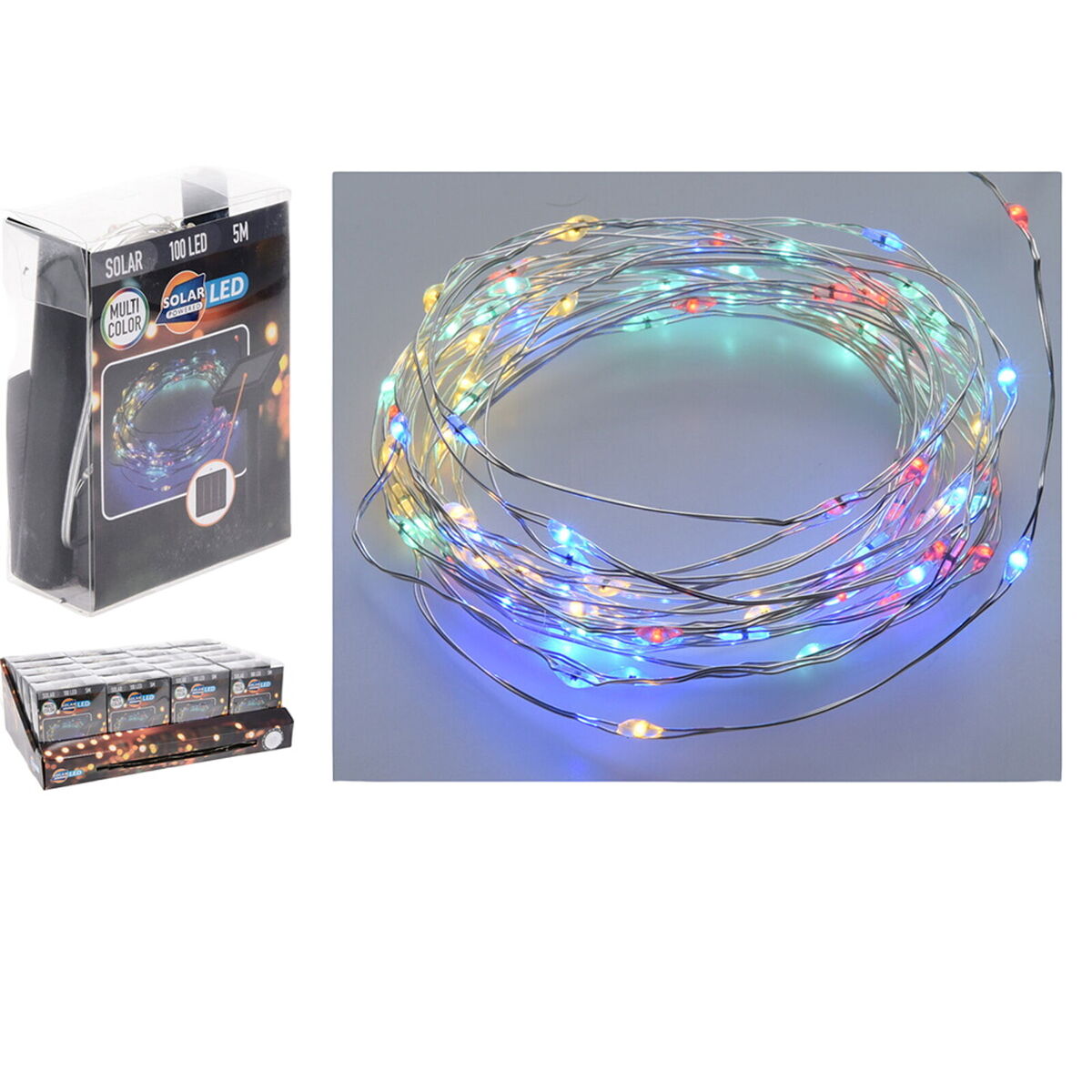 Ghirlandă de lumini LED Lifetime 7 m 2 m Multicolor Solar